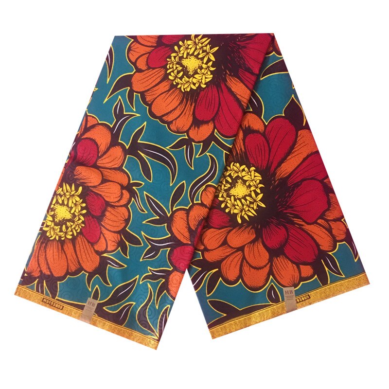 100% polyester African batik printed cloth fabric ... – Vicedeal