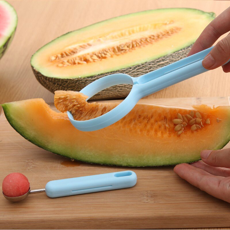 Éplucheur de fruits Gadget ménager | Cuillère à Melon, Gadget ménager, outils de cuisine, éplucher les fruits, cuillère à creuser les fruits, accessoires de cuisine 2 pièces/ensemble