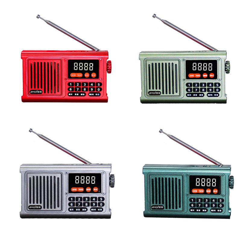 radio fm dab-radioer bærbar liten nødoppladbar hamster bluetooth lydboks kjøkken er mini årgang hamsterhøyttaler  mp3 spillere