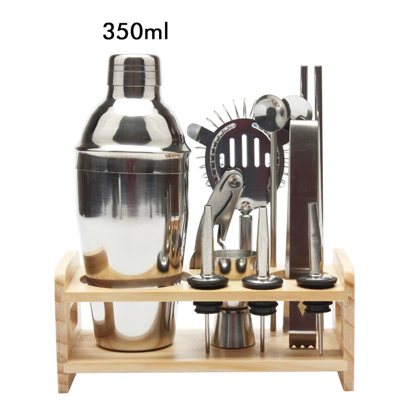 Professionele Barman Set 12 Stuks 750 ML/550 ML Cocktail Shaker Set Hand Shaker Drink Fancy Kruik Wijn Mixer party Bar Set: 12 Pcs 350ml