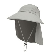 Udendørs sommer sol hat bred skygge upf solskærm beskyttelse pakke hurtigtørrende udendørs fiskeri hestehale hatte med hals
