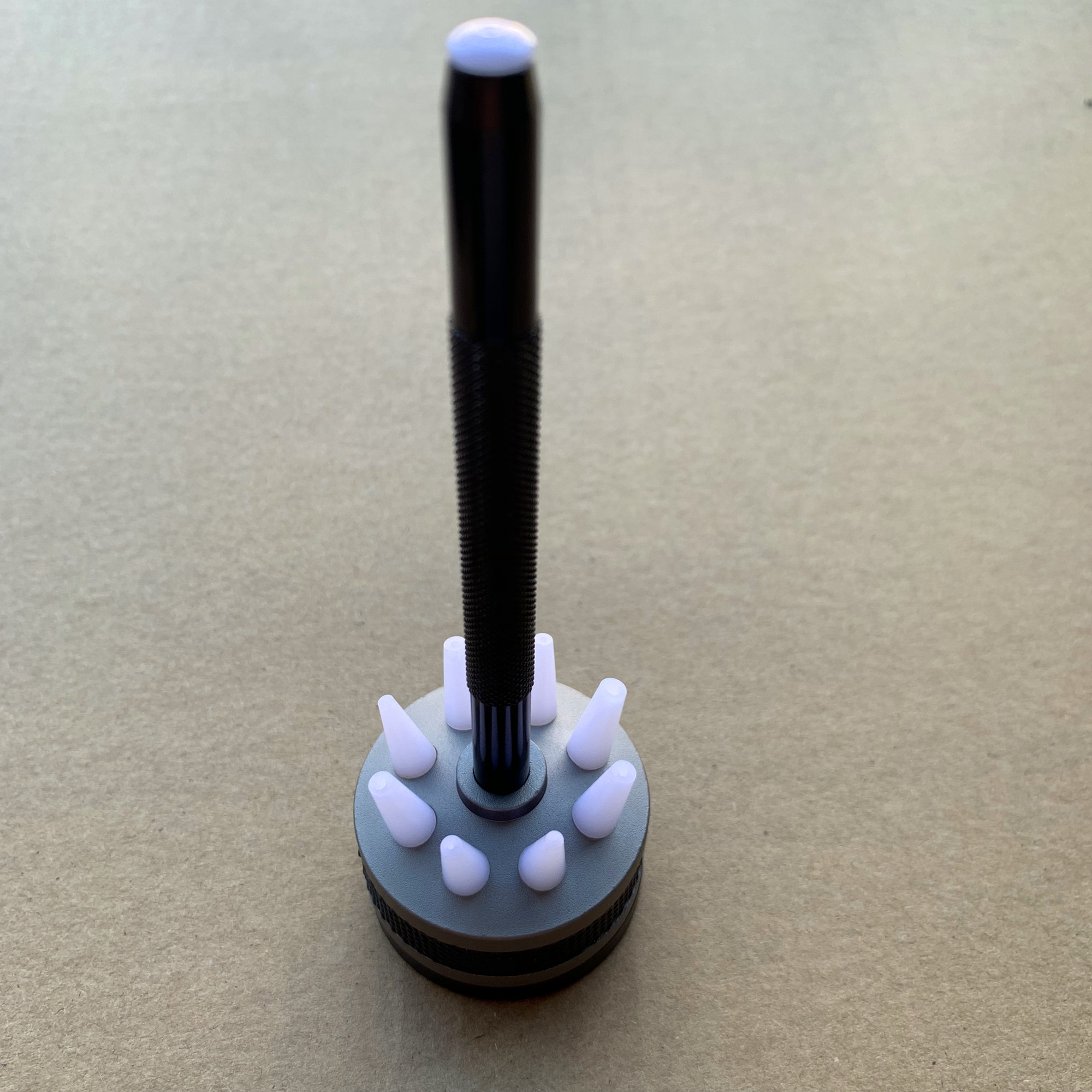 Stijl horloge wijzers montage gereedschapset 8 plastic maten voor het installeren van horlogewijzers gereedschap voor horlogemakers