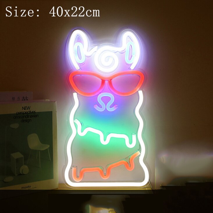 INS Style USB LED Wall Lamp Flamingo Cat Lip Star Cloud Night Light For Room Decor Wedding Bithday Bachelorette Party: 12