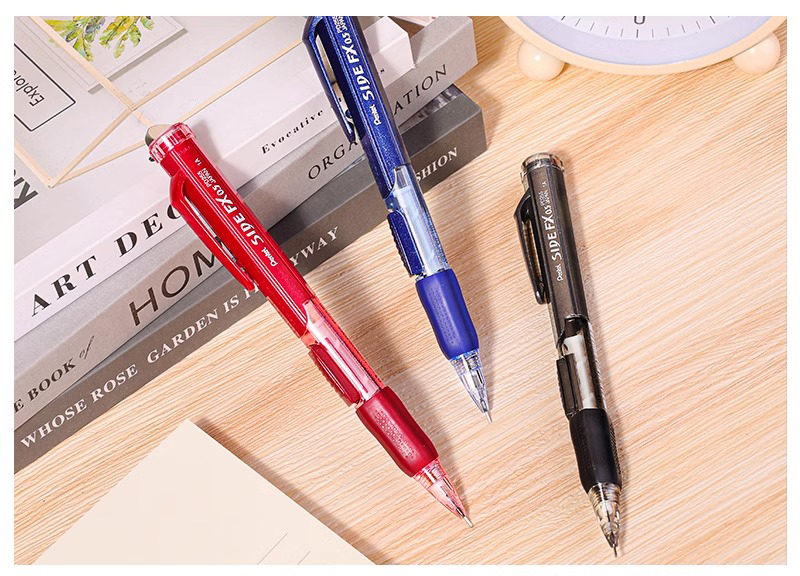 1pc pentel mechanical pencils, 0,5mm pd255 drawing art supplies, office accessories, student school stationery, side press lead