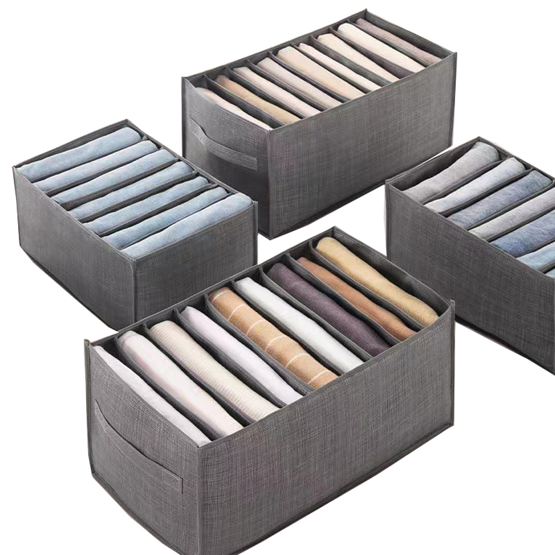 Kleding Jeans Opbergdoos Garderobe Kleding Organisator Grote Capaciteit Divider Organisatie Organizer Ondergoed Beha Sokken Dozen