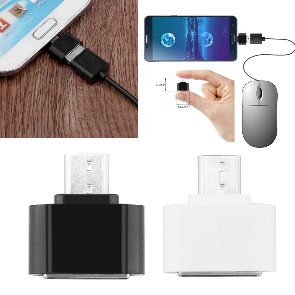 Powstro Mini Otg Kabel Usb Micro Usb Naar Usb Converter Voor Tablet Pc Android Telefoon Voor Samsung & Xiaomi & huawei