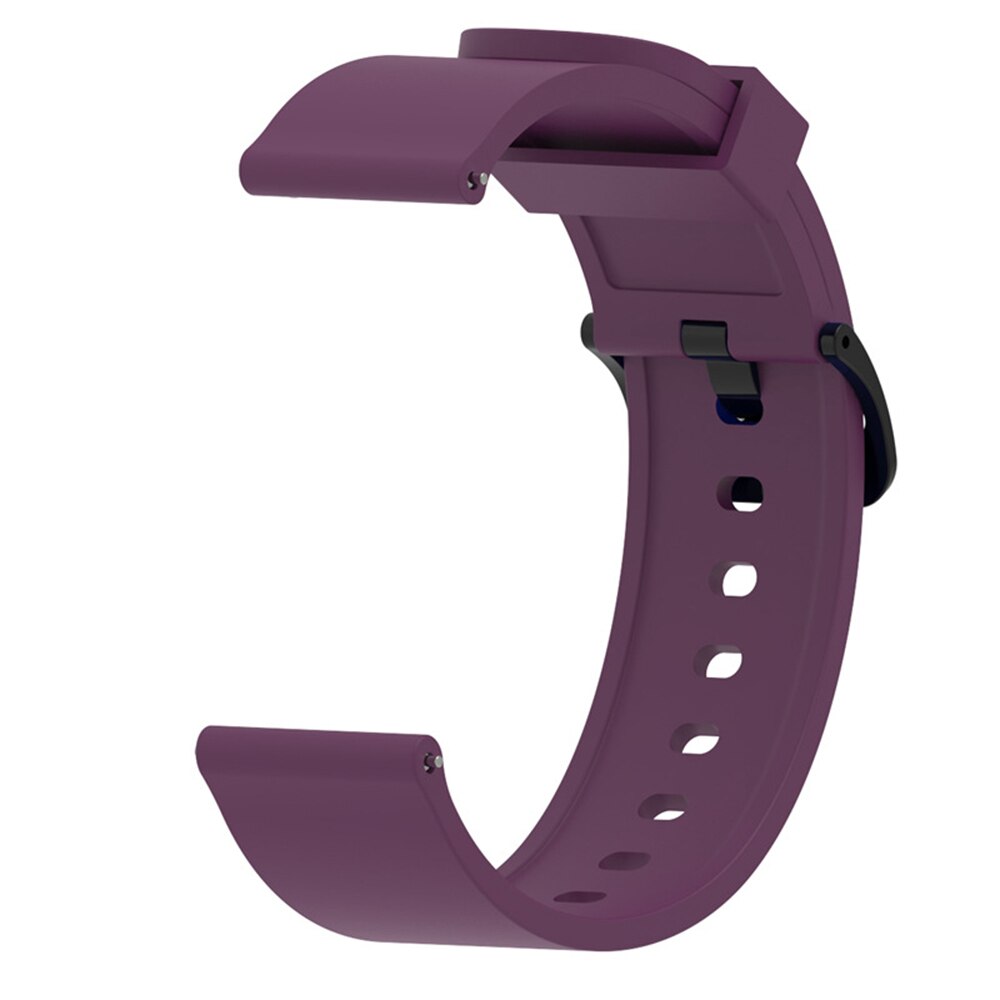 Für amazfit bip strap 20mm Silikon Ersatz Armband Für Xiaomi Huami Amazfit Bip Garminvivoactive3 vivomove Forerunner645: purple