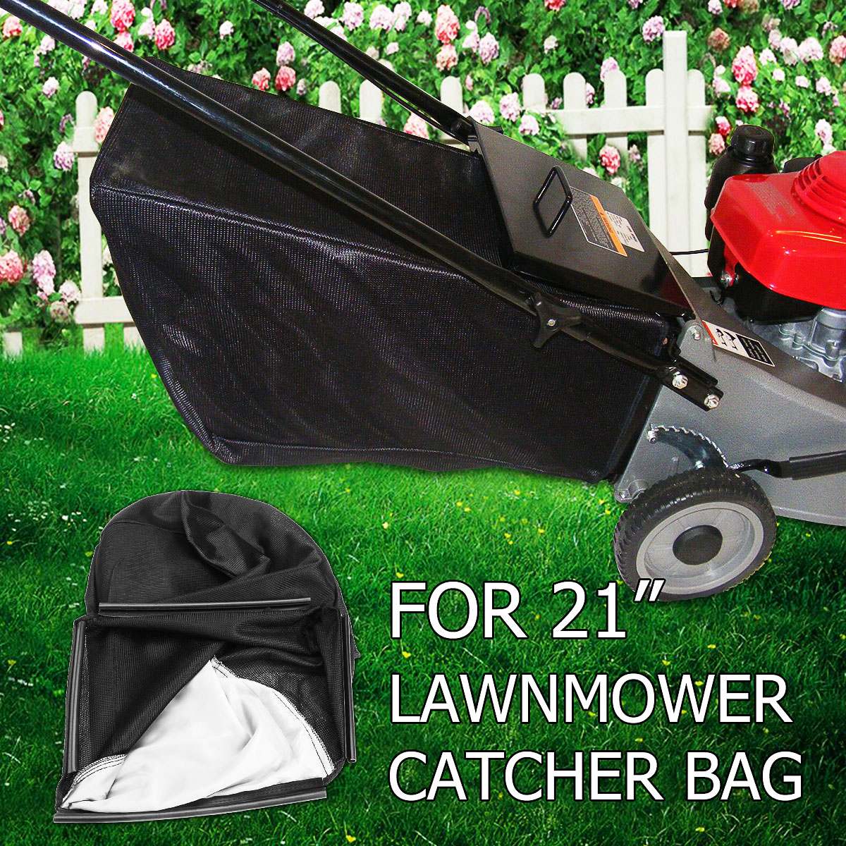 Lawn Mower Lawnmower Leaf Grass Catcher Bag 21 Inch Fits For Honda HRU214 HRU215 HRU216