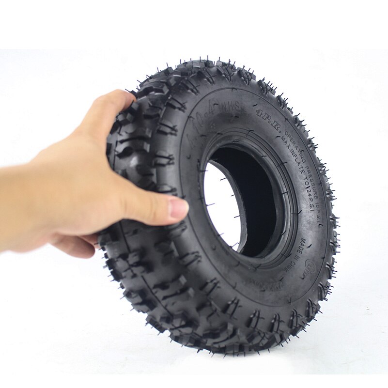 Alto rendimiento 4,10-4 410-4 ATV Quad Go Kart 47cc 49cc Chunky 4,10-4 tubo interno de neumáticos: outer tyre