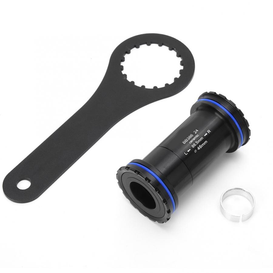 Bicycle Bottom Bracket Interlocking Press-in Type Ceramics Centre Shaft Bottom Bracket Bike Frame Cycling Parts