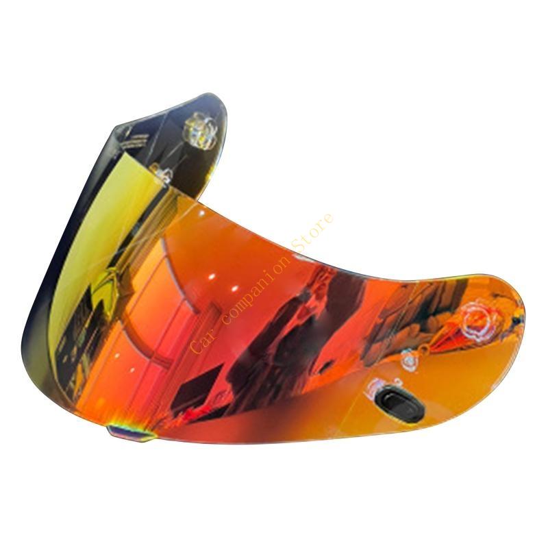Motorcycle Helmet Visor for HJC CL-16 CL-17 CS-15 Anti-UV Dust-proof Helmet Lens 11UD: Red