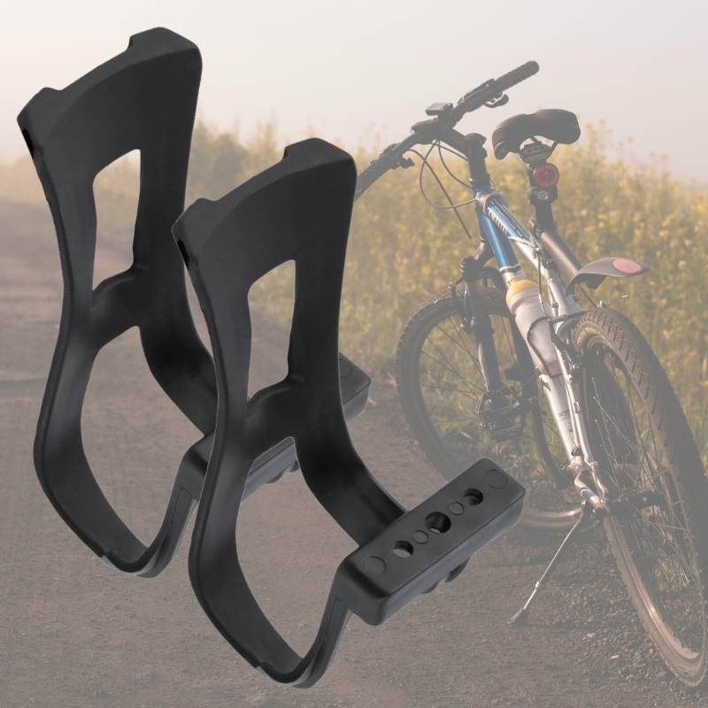Cykelpedal tåklämma racercykel pedal halvklämmor cykelpedaler tåklämmor remmar cykel remlösa tåpedalklämmor