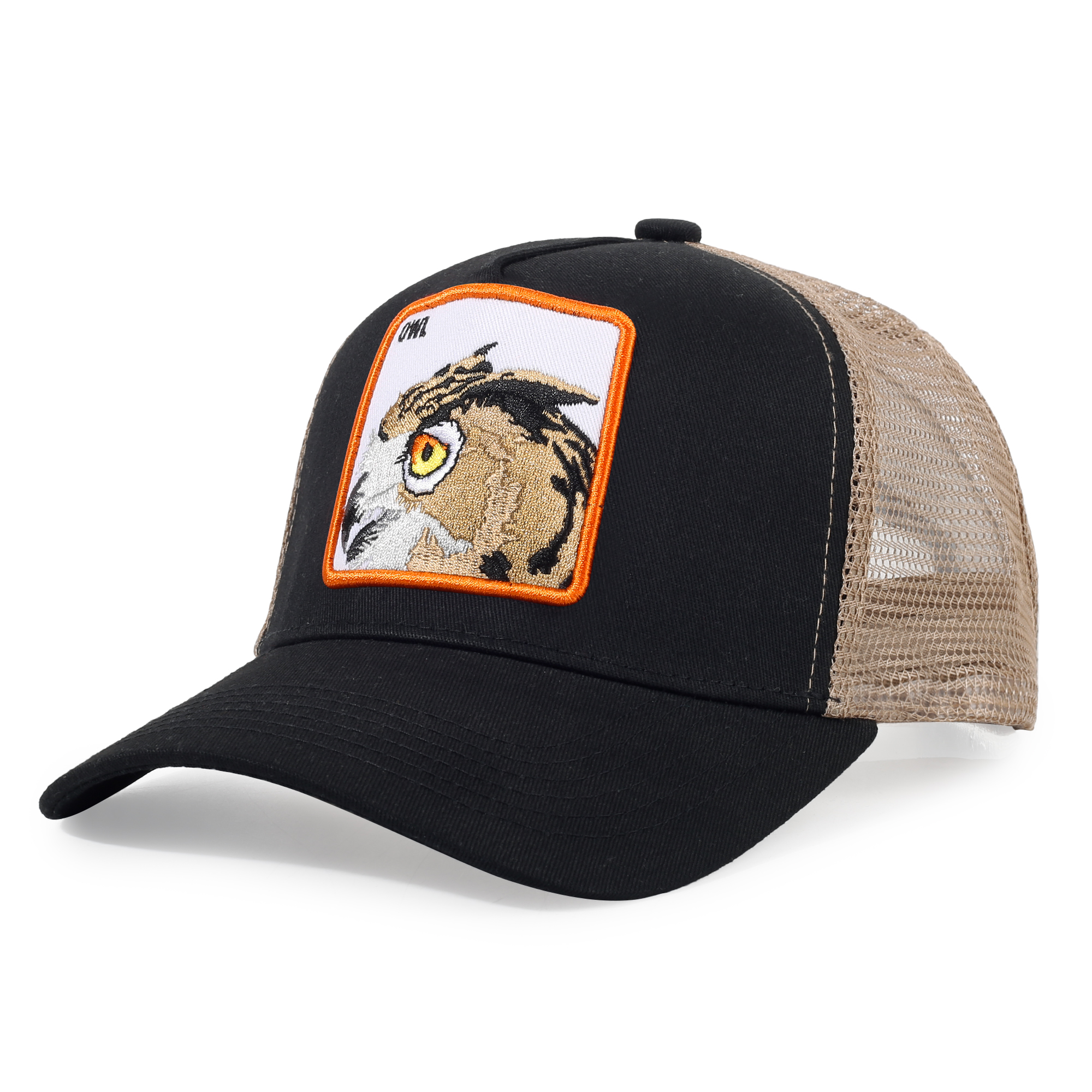 Sommar herrkepsar med snapback-mönster, hiphop-bokstäver, broderade kepsar för män och kvinnor, utomhus, casual, solhatt: Beige