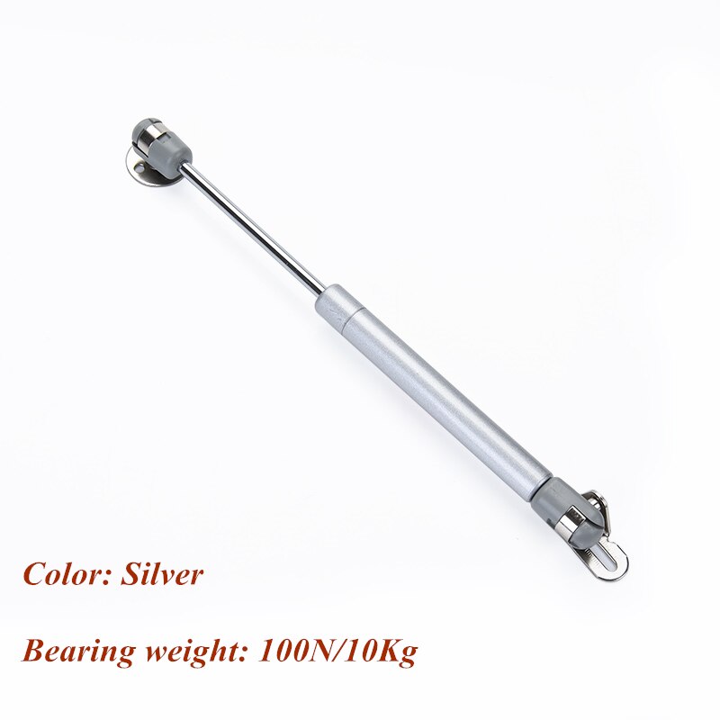 100N Furniture Hinge Kitchen Cabinet Door Lift Pneumatic Support Hydraulic Gas Spring Stay Hold Pneumatic hardware: Gray