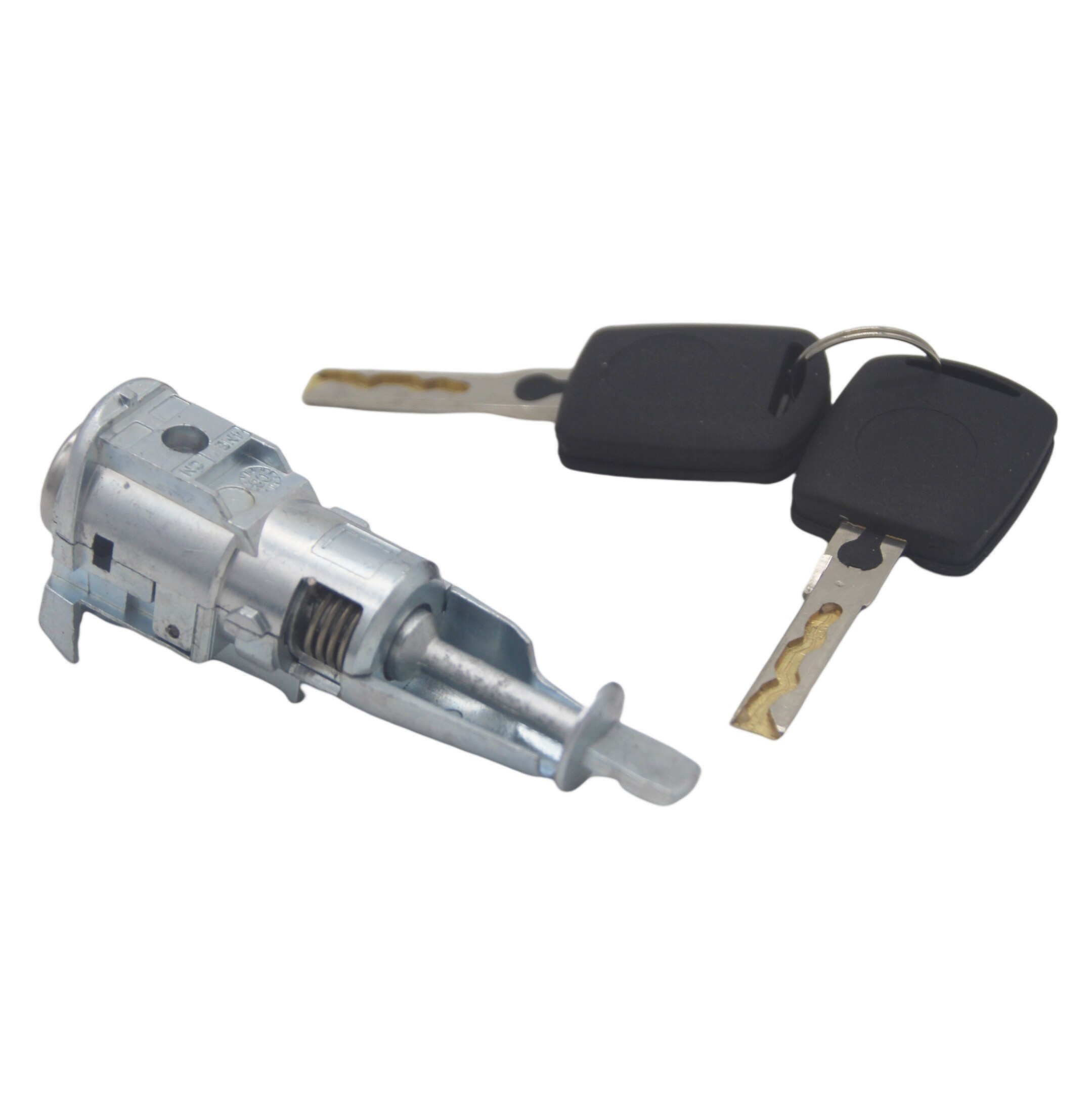 Juego de cerradura completa AL196 1Z0837167C 6Y0898167E, interruptor de encendido, cilindro de bloqueo de puerta izquierda para SKODA OCTAVIA 2005
