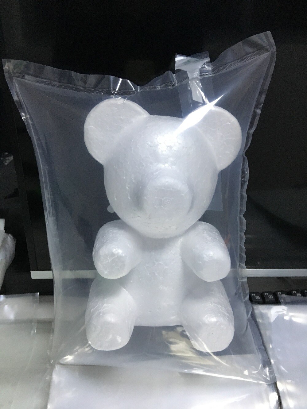 Modélisation polystyrène styromousse ours blanc boules de mousse artisanat pour bricolage de noël fournitures de fête décoration