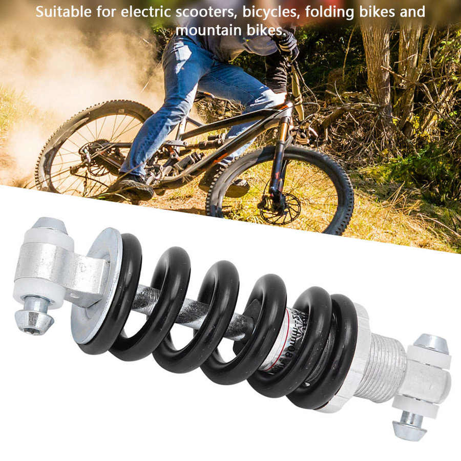 Amortiguador trasero de bicicleta 150mm 1500LB amortiguador trasero de tope de suspensión amortiguador de resorte para Scooters eléctricos piezas de bicicleta