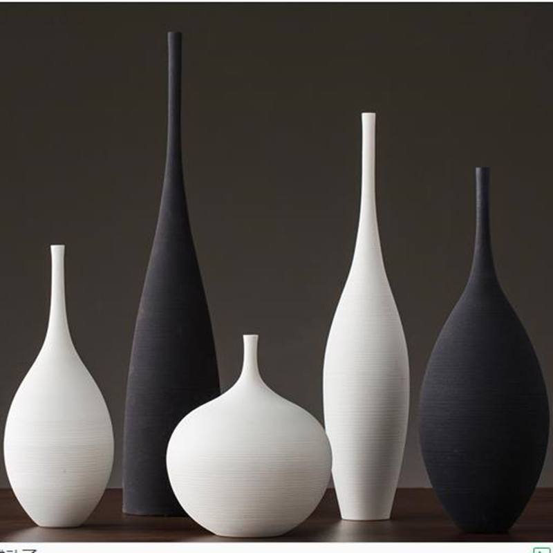 Ceramic vase, European-style art, home office restaurant bar desk table decorations, wedding decoration