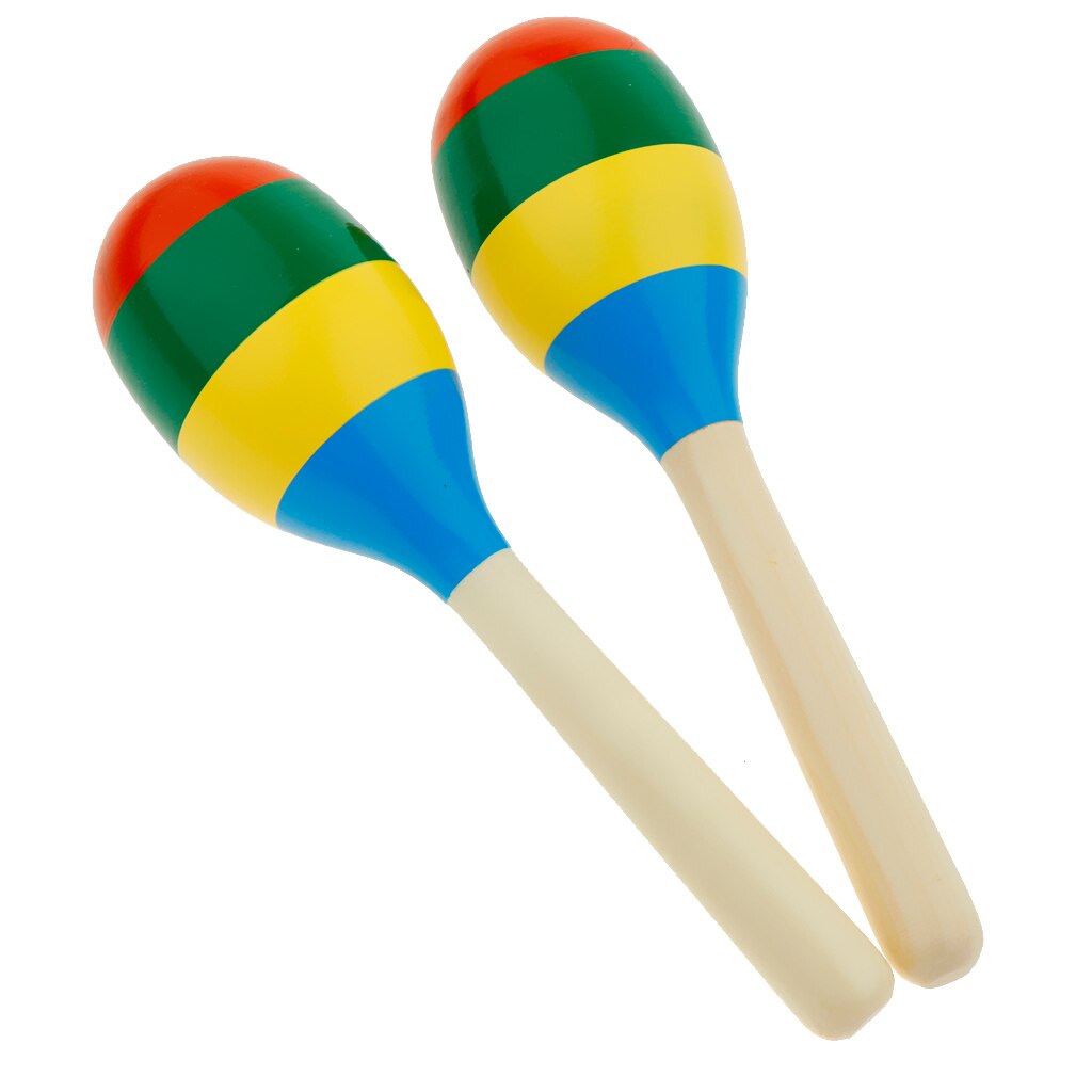 1 par sandhammer maracas rasler shakers percussion instrument legetøj