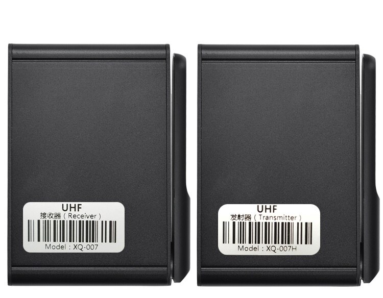 EarRise UHF HiFi Wireless Audio Digital Transmitter Receiver With 3.5mm RCA Audio Cables for Projector Computer Power Amplifier