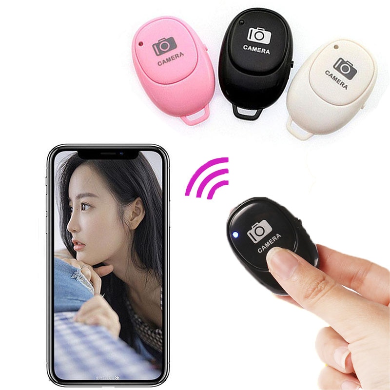 Bluetooth Wireless Selfie Remote Controller Phone Camera Shutter Release Photos for iPhone12 12pro X XR XS Max 6s 7 8 Plus 5 SE