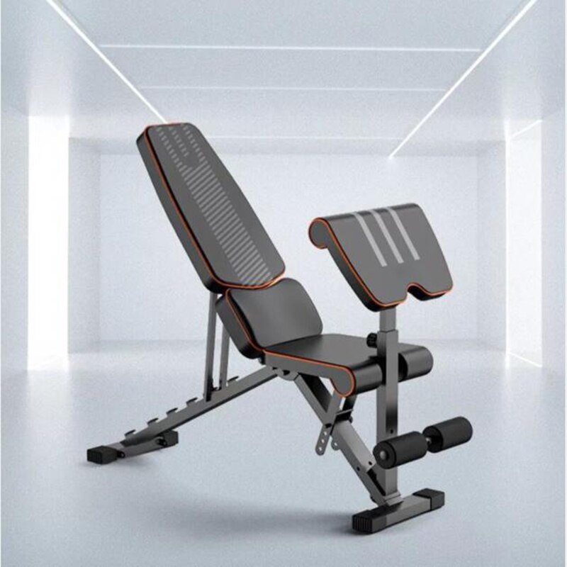multifunctional folding dumbbell bench, adjustable abdominal muscles, supine board, bench press, fitness chair