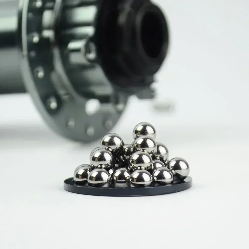 Bolas de acero para rodamiento de bicicleta, cubo de rueda de 4,76 MM, 3/16 pulgadas, delantero o 6,35 MM, 1/4 pulgadas, rodamiento de bolas trasero, bola de acero
