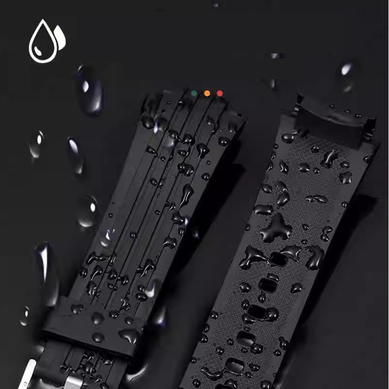 Correa de silicona ECB-10 para reloj Casio Edifice, pulsera de goma resistente al agua, con herramientas, ECB-10YP, ECB-10AT, ECB-950