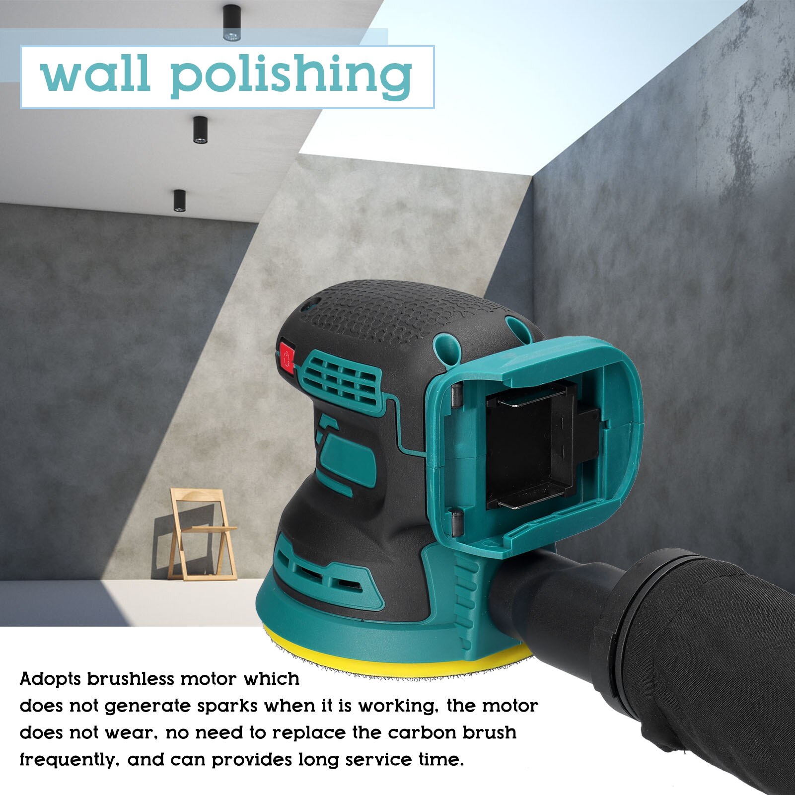 Cordless Electric Sander 8000/10000/12000rpm Wood ... – Vicedeal