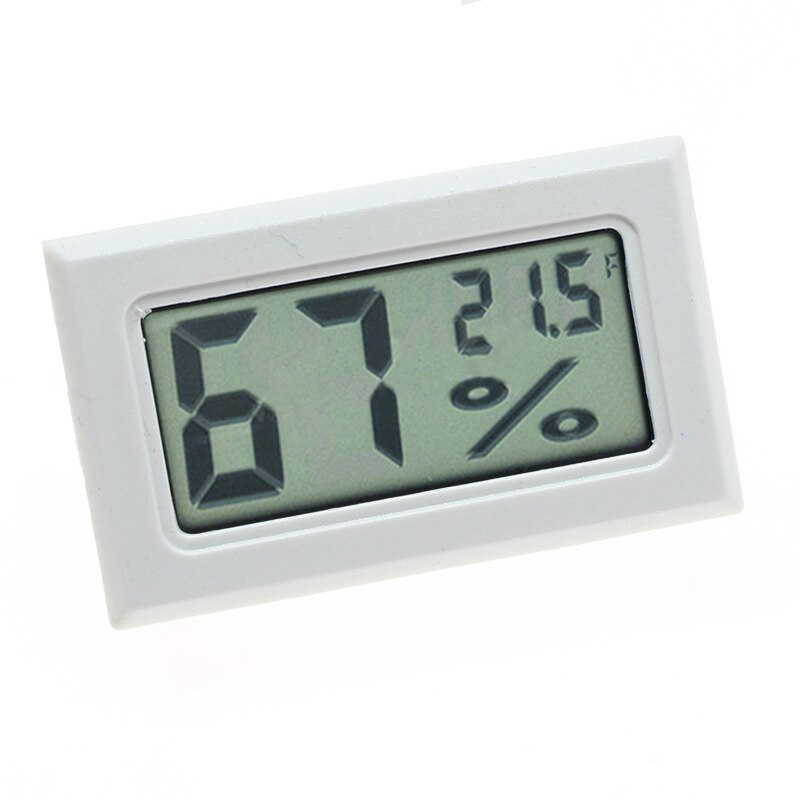 Embedded Digital Hygrometer Humidity Gauge Monitor Digital Thermometer Humidity Electronic Instruments Hygrometer Temperature 2: Fahrenheit white