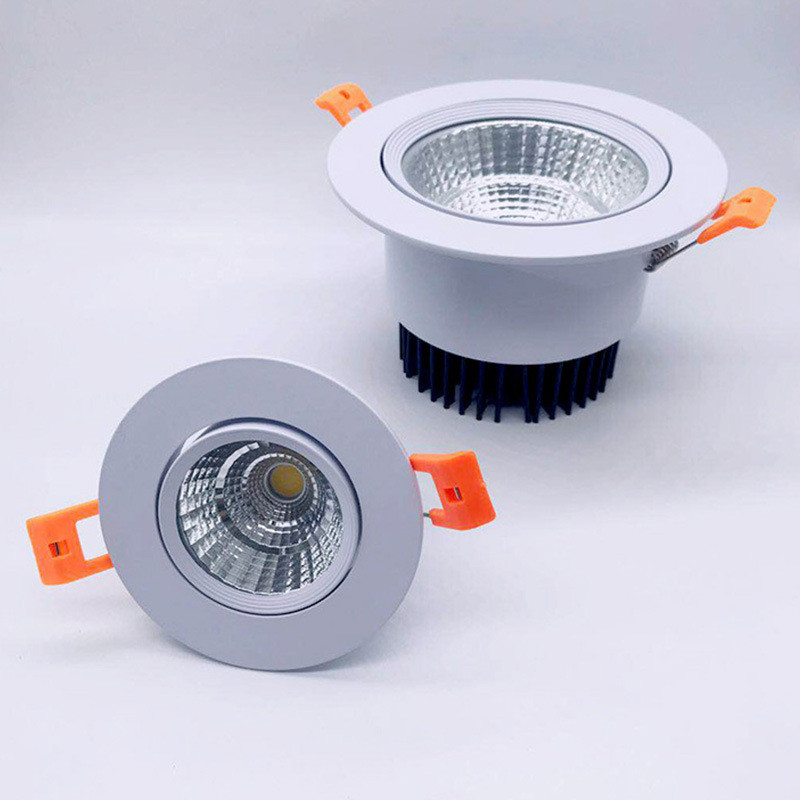 Led spotlight lamp COB Plafond Spot Light 3w 5w 7w 12w 18w 25w 30w 50w 85-265V plafond inbouwspots Binnenverlichting