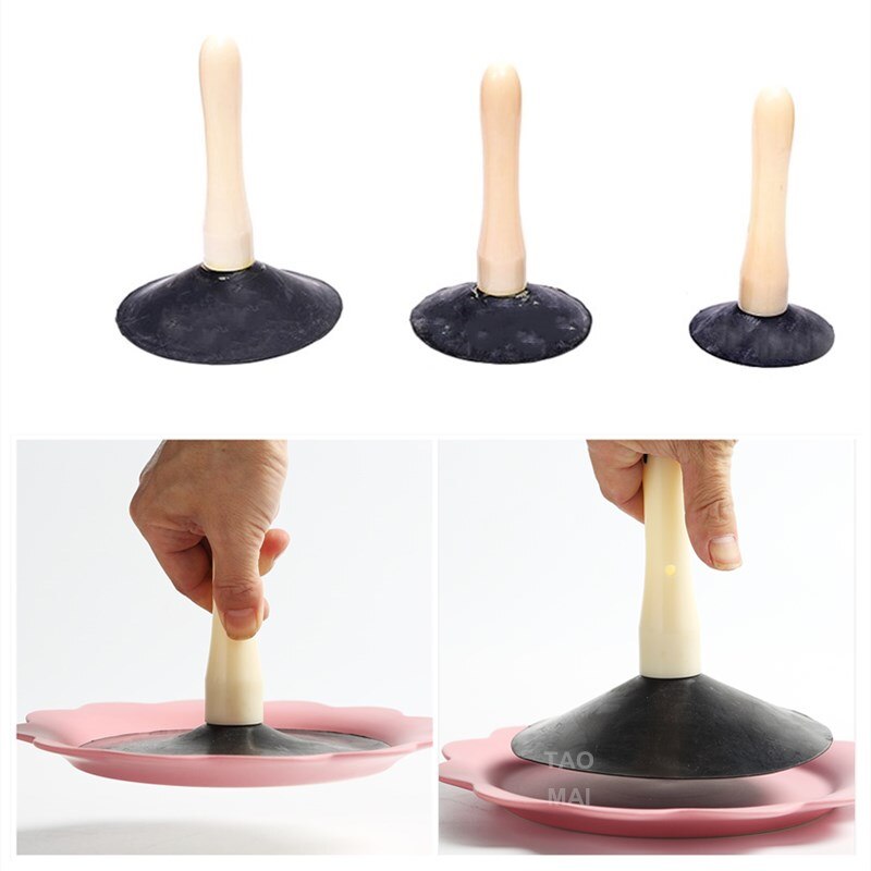 Aardewerk Gereedschap Rubber Zuignappen Te Absorberen Keramische Ruwe Gedoopt In Glazuur Kleur Te Absorberen Kom/Plaat Aardewerk Dompelen gereedschap