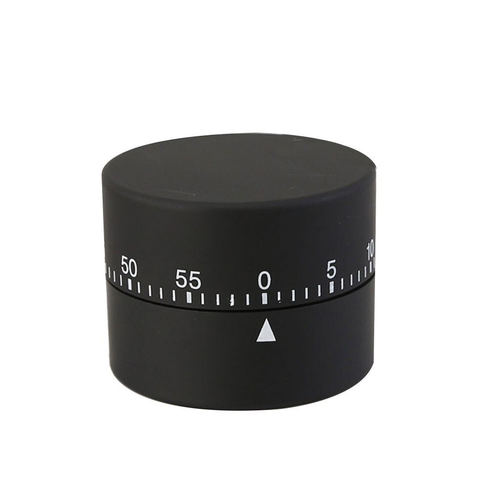 1Pc Lightweight Stainless Steel Cylinder Magnetic Kitchen Cooking Mechanical Countdown Timer Easy to Carry