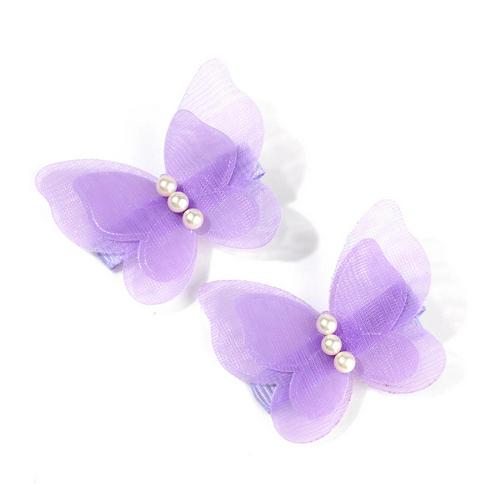 1PC Girls Colorful Dream Butterfly Cartoon Hair Clips Hair Pin For Baby Children Kids Princess Clothing Accessories: 02