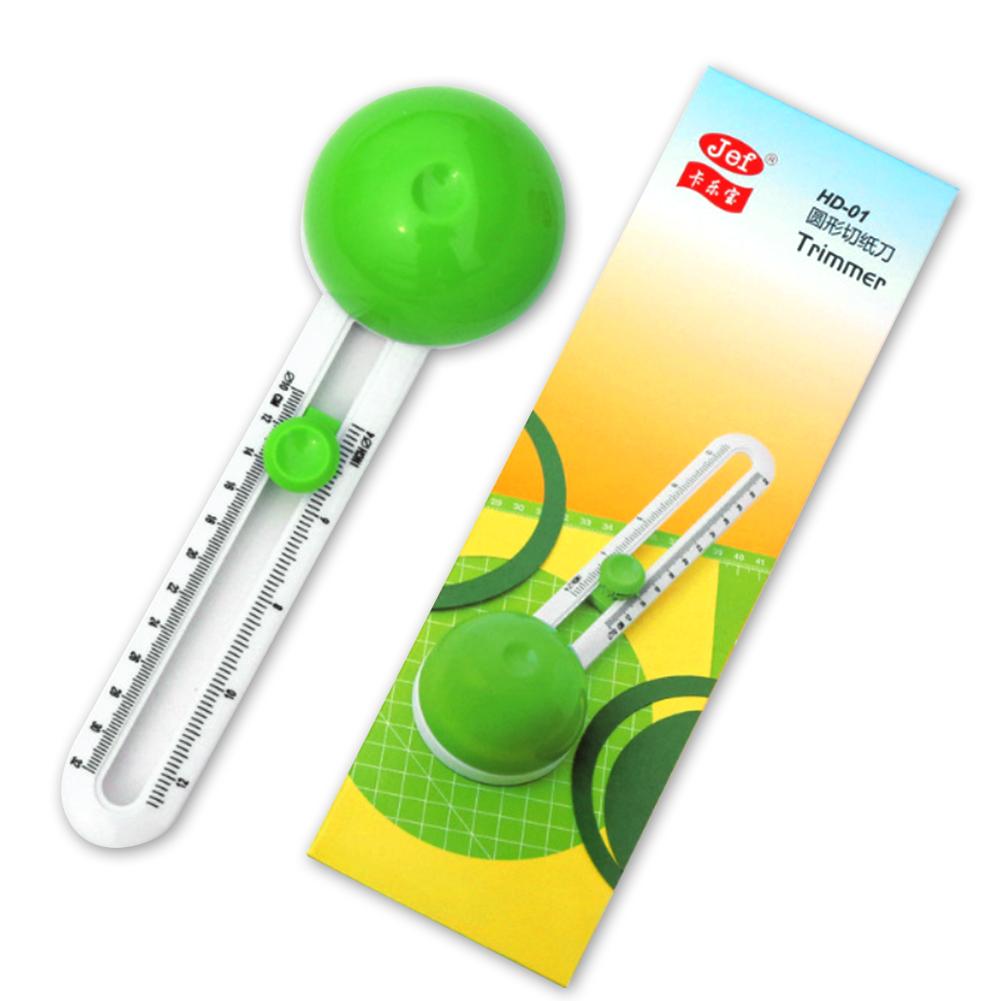 Eenvoudige Ronde Cutter Papier Cutter Shear Mes Model Patchwork Disc Mes Ronde Paperclip Kaart Snijmachine Kantoorbenodigdheden