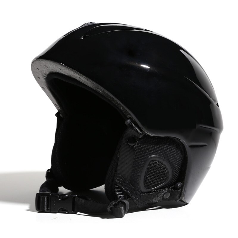 14 trous Ski casque Eps casquette corps PC visage coquille placage Double planche neige casque hiver Sports de plein air équipement de Ski: Grey
