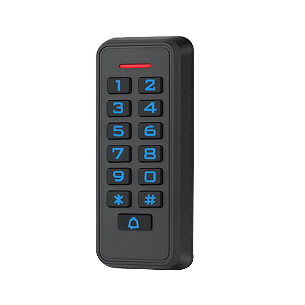 Waterproof Keypad Access Control Standalone Keypad RFID Card Door Entry Backlight WG26 door lock app function(optional): Default Title