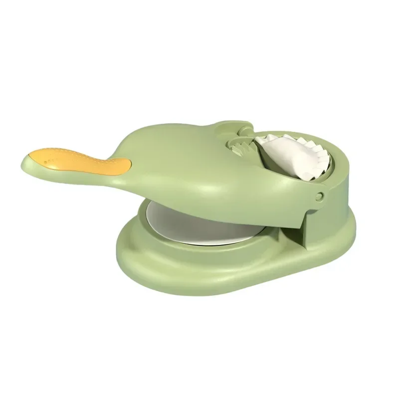 2 in1 stroj na knedle, výroba knedlí, diy súprava na balenie, lis na balenie, manuálny stroj na tvarovanie ravioli na cesto, šetriaci prácu: Zelená