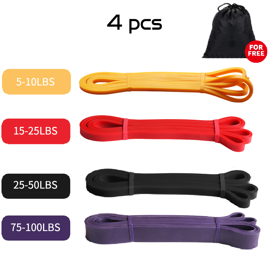 Resistance bands, elastic training, rubber loop strength band, fitness studio, fitness equipment, training expander, unisex: Pink