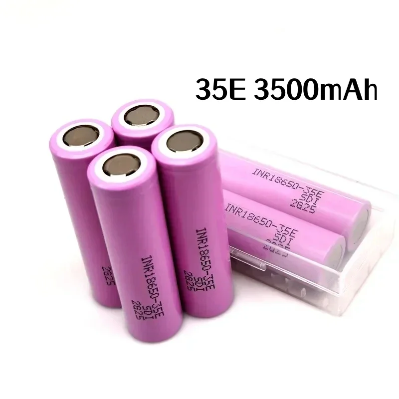 Wiederaufladbarer Li-Ion-Akku, 18650 3500 20 mAh Entladung Inr18650 35e 3500 mAh 18650 3,7 V, 100 % Original
