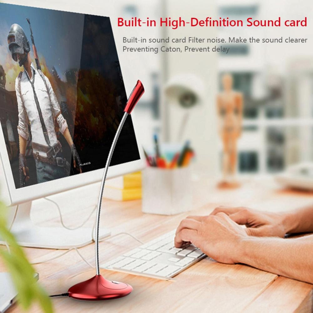 3.5mm/USB Adjustable Desktop Microphone Studio Recording Mic for PC Computer USB Microphone микрофон