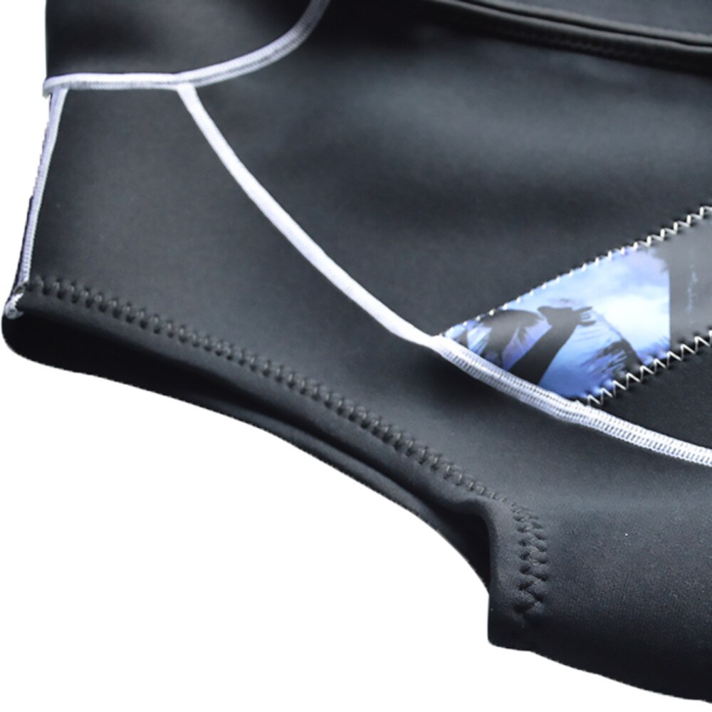 Mute da uomo in Neoprene da 3mm Top Premium senza maniche muta tuta gilet per immersioni subacquee surf Snorkeling nero