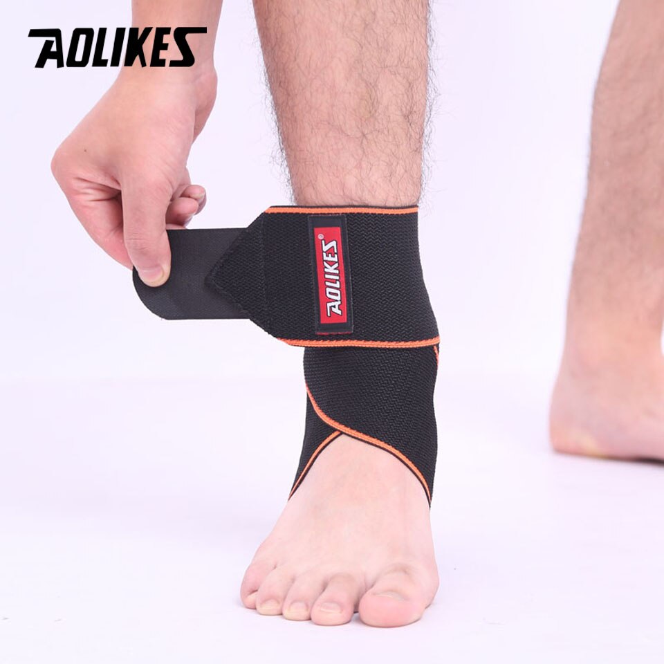 AOLIKES-tobillera deportiva antideslizante, Protector elástico ajustable, 1 unidad