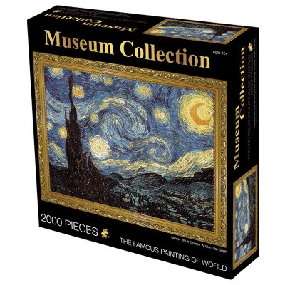 2000Pcs jigsaw puzzle Berühmte Malerei von Welt puzzles Erwachsene 2000 Kinder DIY Puzzle Kreativität Vorstellen Pädagogisches Spielzeug: 12