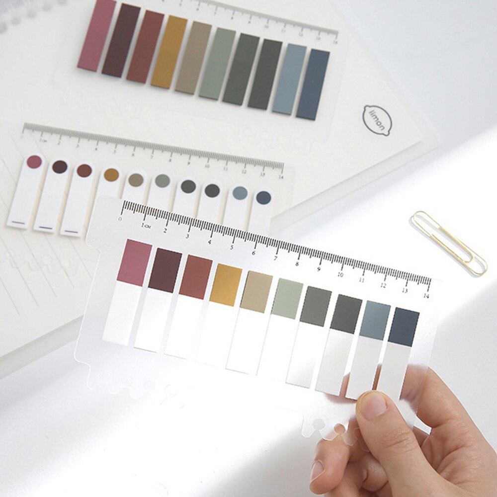 200 Stks/set Huisdier Wateproof Planner Stickers Index Separator Bladwijzer Zelfklevende Briefjes Schoolbenodigdheden