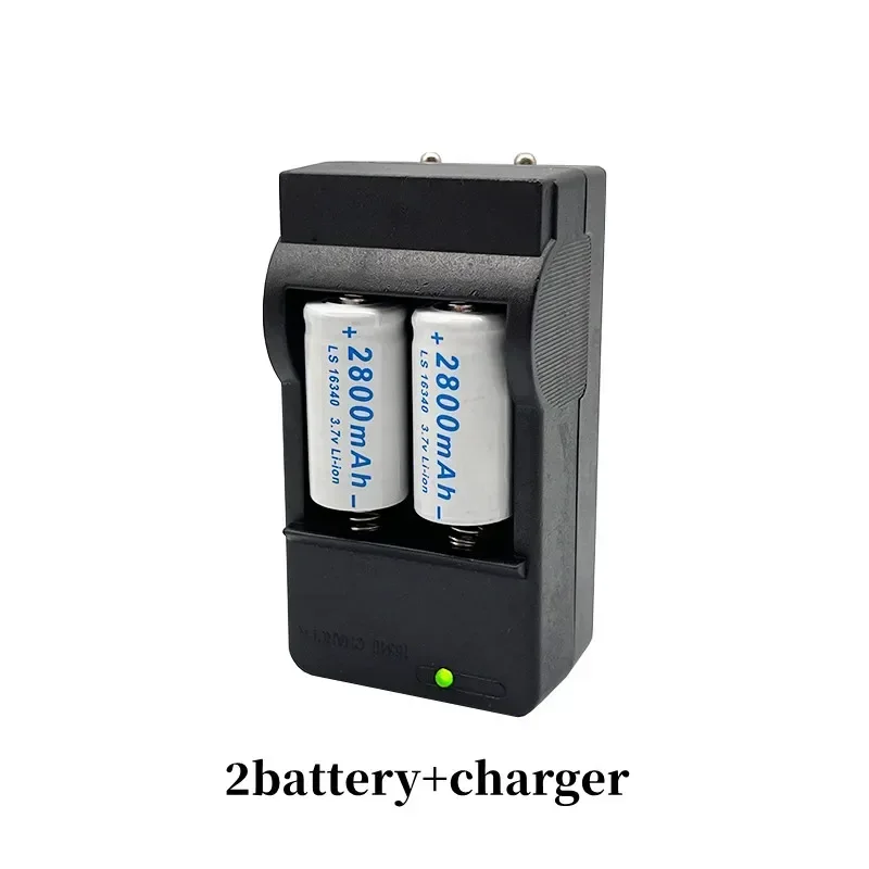 16340 CR123/CR2 Lithium Battery USB Charger Battery Charger