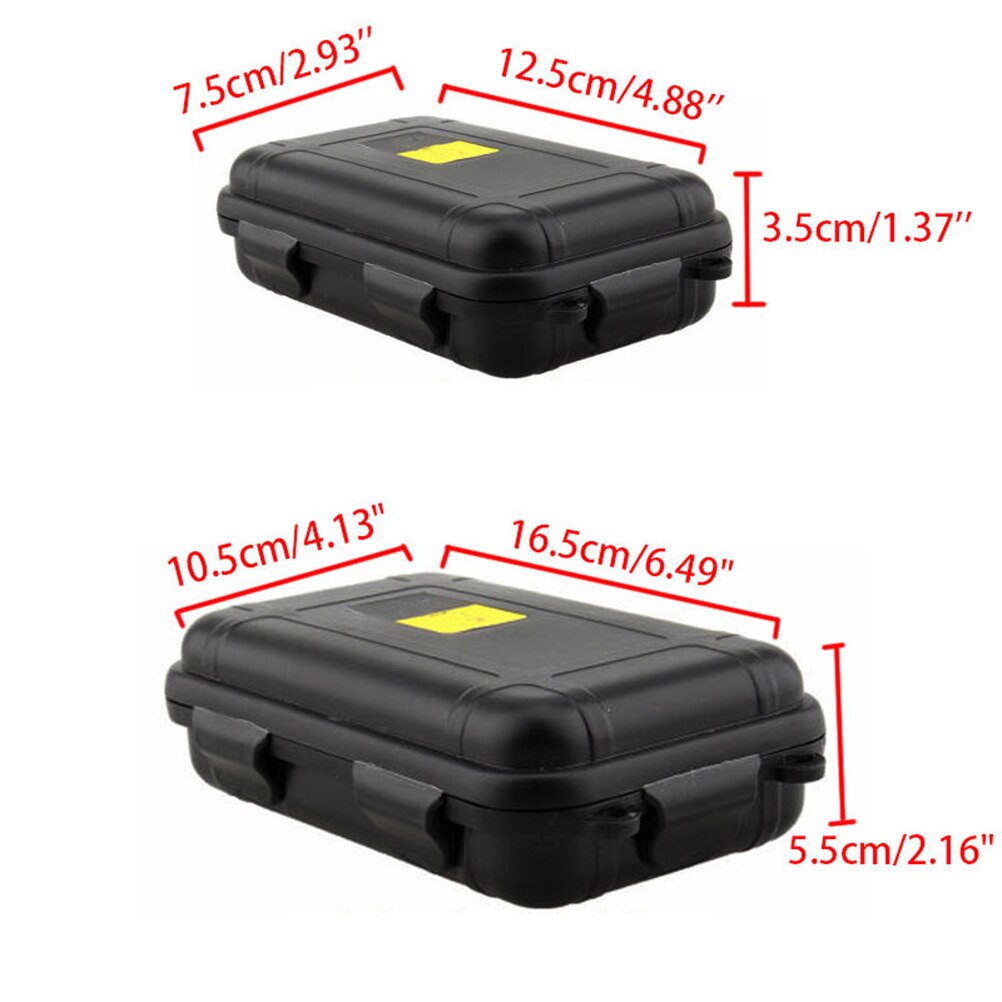 1pc Outdoor Boxes Waterproof Airtight Survival Case Container Storage Carry Box