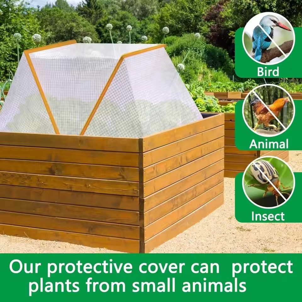 Row Accelerator Greenhouse Accelerator Cover Foldable Protect Plants Plant Protector Reusable Plant Net Cage
