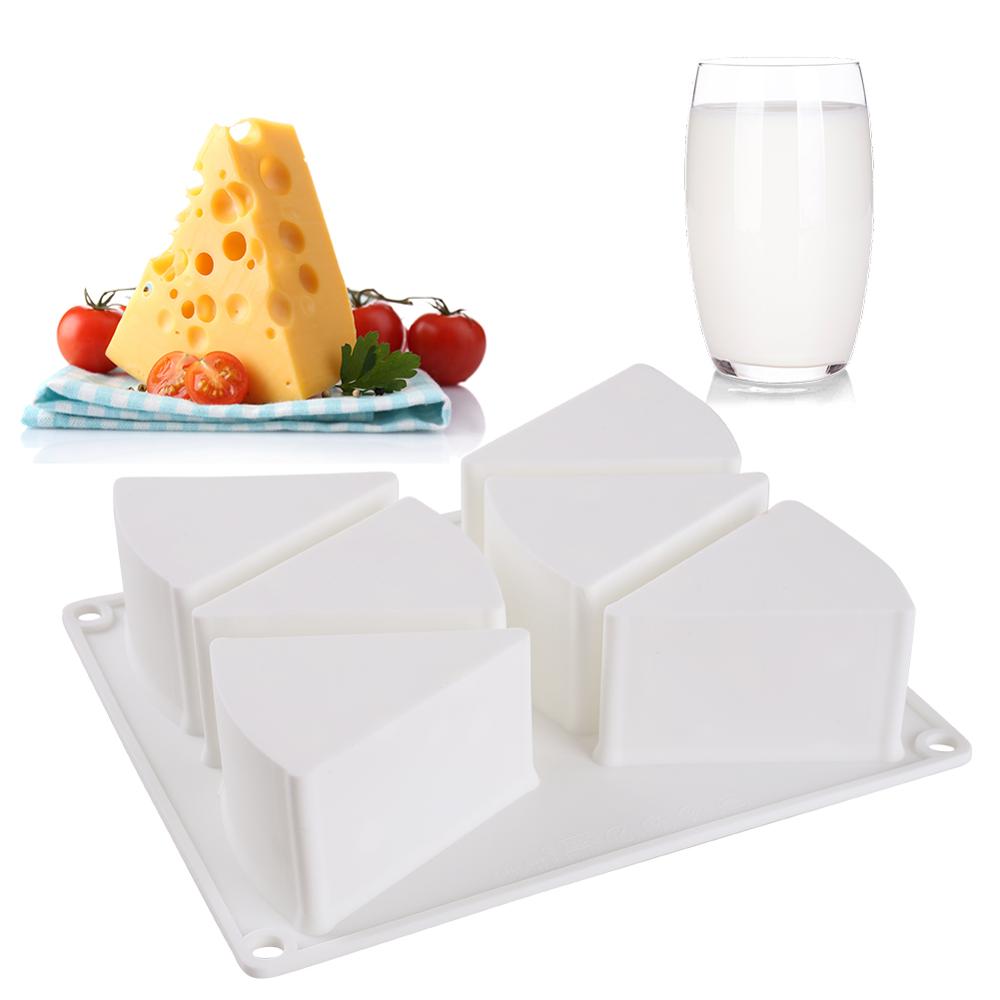 Osteform silikonform mousse kakeformer sjokolade fondant dessert bakverk bakervarer dekorasjonsverktøy bakeware: 6 skrog