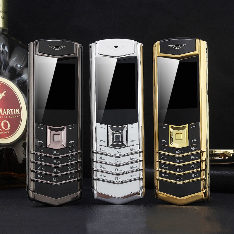 2g gsm ontgrendelingsbalk luxe bt-draaiknop metalen behuizing fm-camera handtekening senioren mobiele telefoon enkele sim goed signaal  k8+  russische sleutel